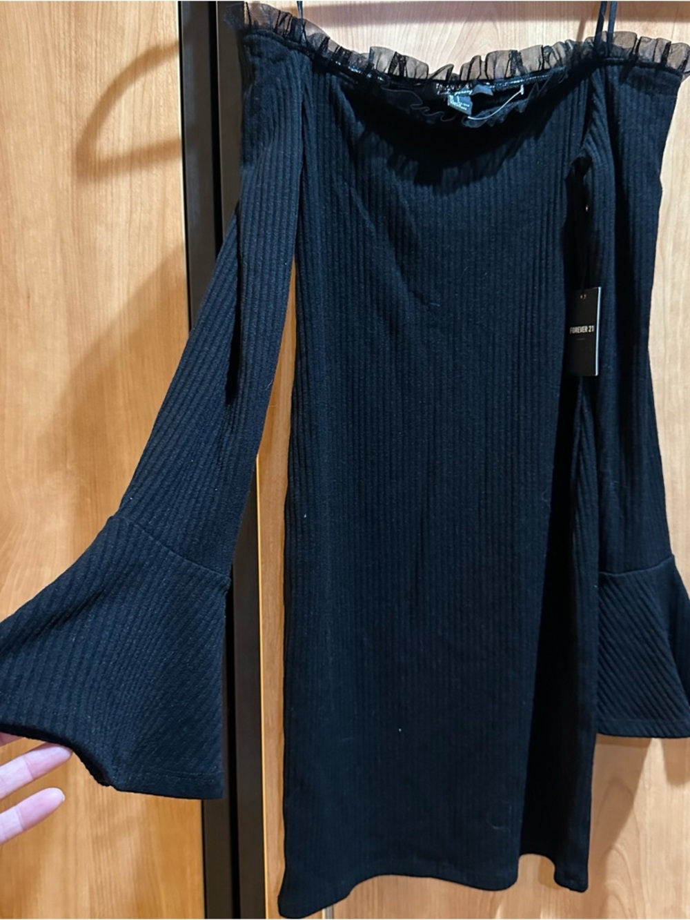 Women's bell sleeve Bodycon dress